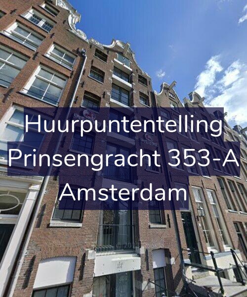 Foto gevel Huurpuntentelling voor Prinsengracht 353-A, Amsterdam