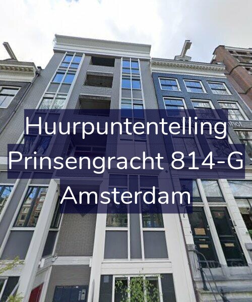 Foto gevel Huurpuntentelling voor Prinsengracht 814-G, Amsterdam