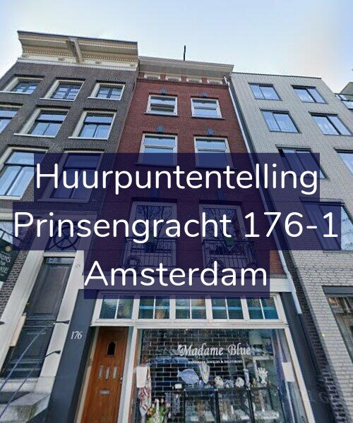Foto gevel Huurpuntentelling voor Prinsengracht 176-1, Amsterdam