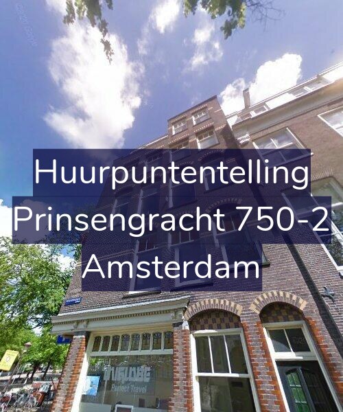 Foto gevel Huurpuntentelling voor Prinsengracht 750-2, Amsterdam