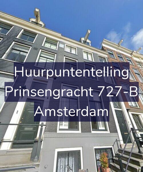 Foto gevel Huurpuntentelling voor Prinsengracht 727-B, Amsterdam