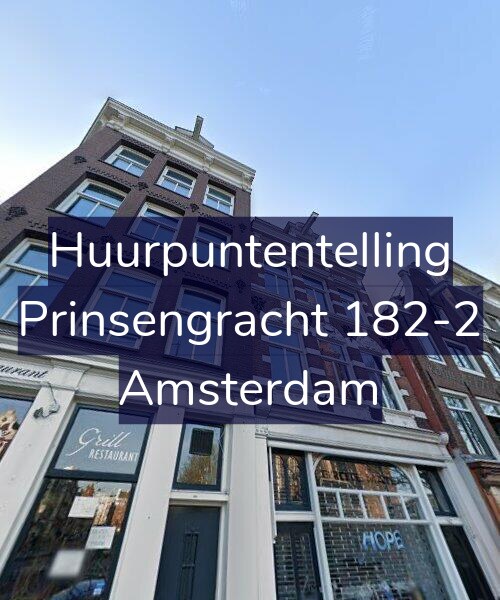 Foto gevel Huurpuntentelling voor Prinsengracht 182-2, Amsterdam