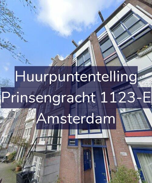 Foto gevel Huurpuntentelling voor Prinsengracht 1123-E, Amsterdam