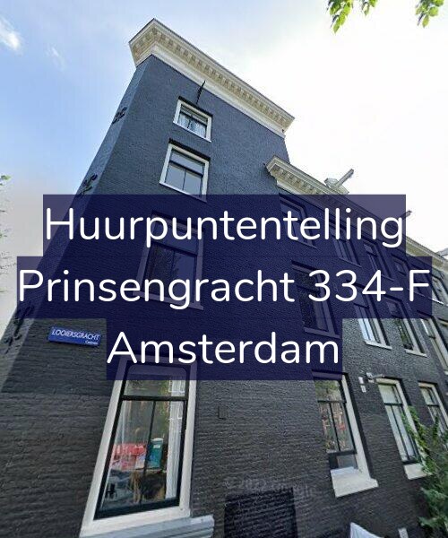 Foto gevel Huurpuntentelling voor Prinsengracht 334-F, Amsterdam