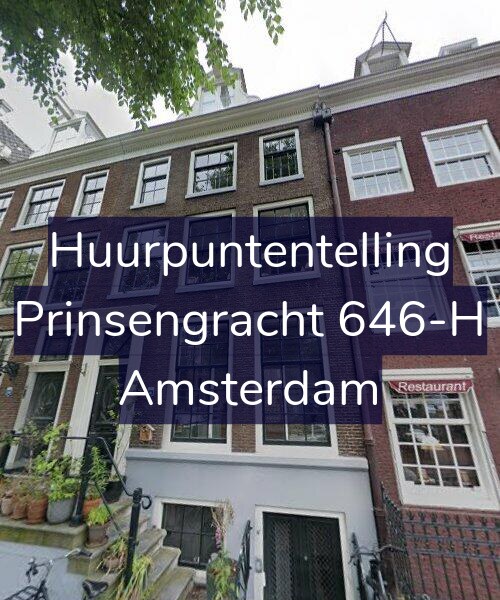 Foto gevel Huurpuntentelling voor Prinsengracht 646-H, Amsterdam