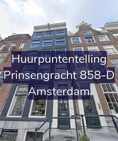 Foto gevel Huurpuntentelling voor Prinsengracht 858-D, Amsterdam