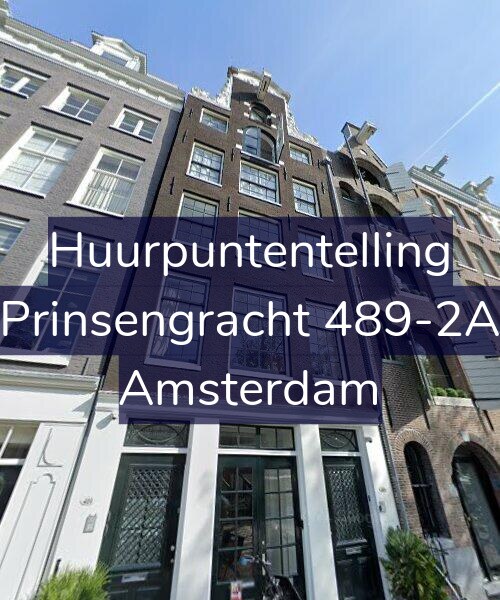 Foto gevel Huurpuntentelling voor Prinsengracht 489-2A, Amsterdam