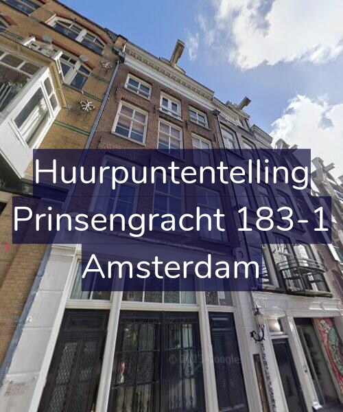 Foto gevel Huurpuntentelling voor Prinsengracht 183-1, Amsterdam