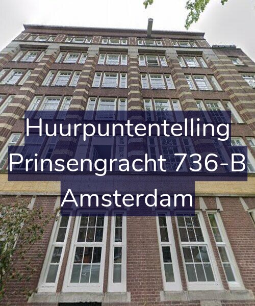 Foto gevel Huurpuntentelling voor Prinsengracht 736-B, Amsterdam