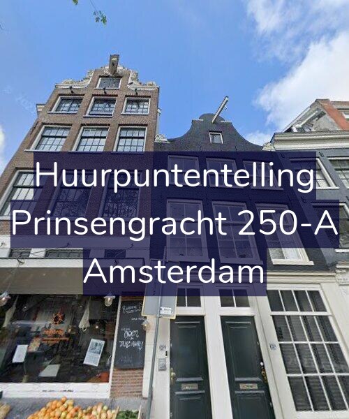 Foto gevel Huurpuntentelling voor Prinsengracht 250-A, Amsterdam