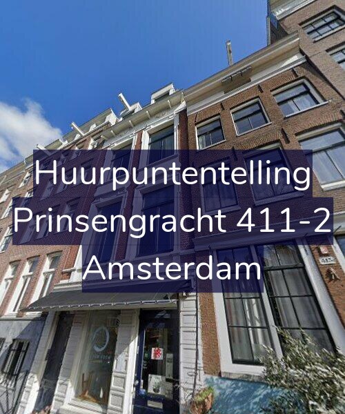 Foto gevel Huurpuntentelling voor Prinsengracht 411-2, Amsterdam