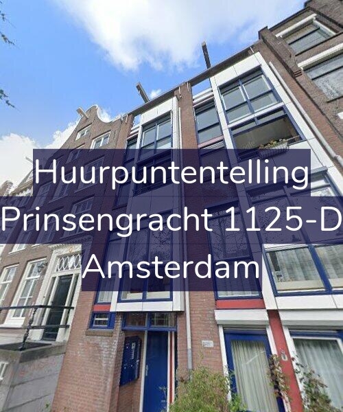 Foto gevel Huurpuntentelling voor Prinsengracht 1125-D, Amsterdam
