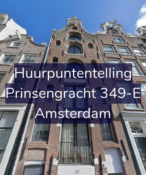 Foto gevel Huurpuntentelling voor Prinsengracht 349-E, Amsterdam