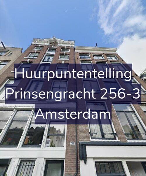 Foto gevel Huurpuntentelling voor Prinsengracht 256-3, Amsterdam