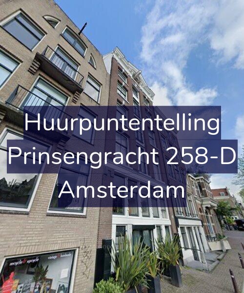 Foto gevel Huurpuntentelling voor Prinsengracht 258-D, Amsterdam