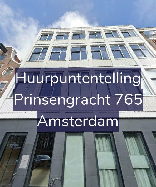 Foto gevel Huurpuntentelling voor Prinsengracht 765, Amsterdam