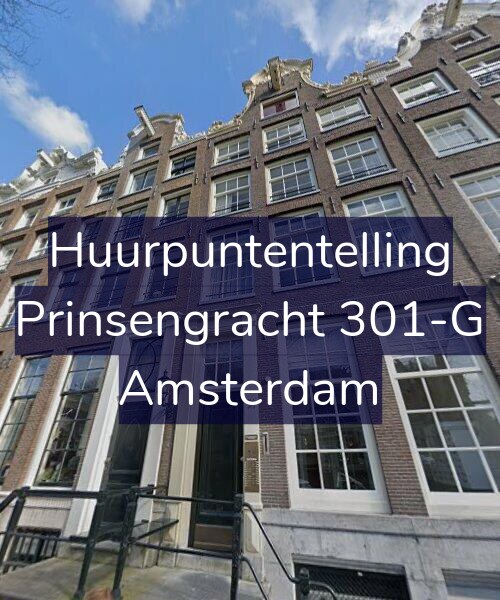 Foto gevel Huurpuntentelling voor Prinsengracht 301-G, Amsterdam