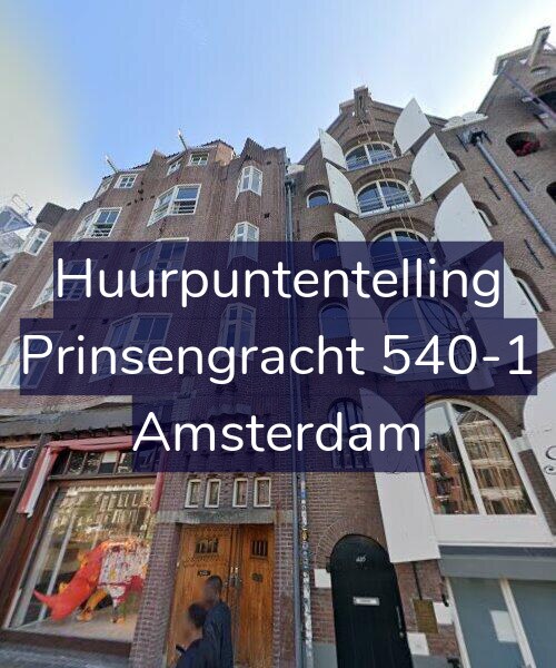 Foto gevel Huurpuntentelling voor Prinsengracht 540-1, Amsterdam