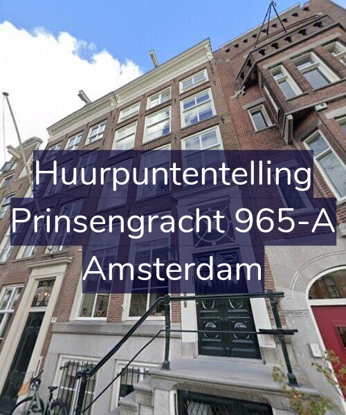 Foto gevel Huurpuntentelling voor Prinsengracht 965-A, Amsterdam