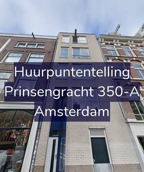 Foto gevel Huurpuntentelling voor Prinsengracht 350-A, Amsterdam