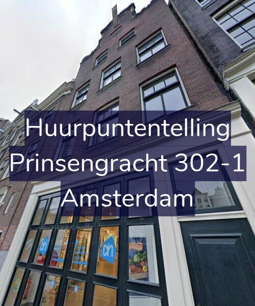Foto gevel Huurpuntentelling voor Prinsengracht 302-1, Amsterdam