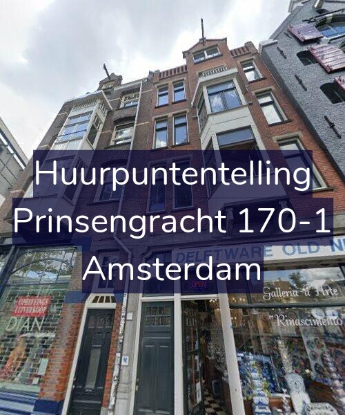 Foto gevel Huurpuntentelling voor Prinsengracht 170-1, Amsterdam