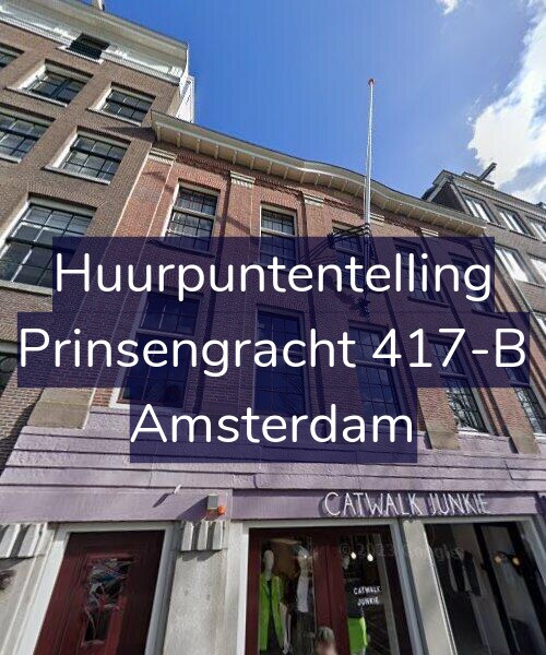 Foto gevel Huurpuntentelling voor Prinsengracht 417-B, Amsterdam