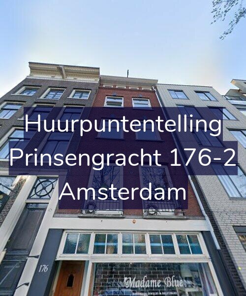 Foto gevel Huurpuntentelling voor Prinsengracht 176-2, Amsterdam
