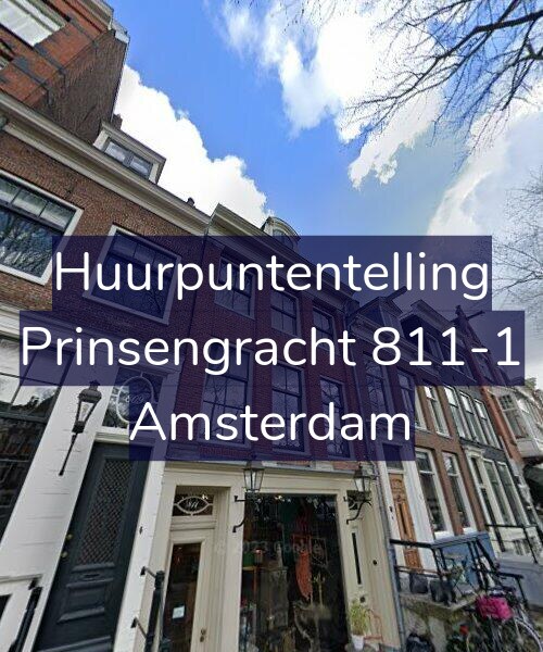 Foto gevel Huurpuntentelling voor Prinsengracht 811-1, Amsterdam