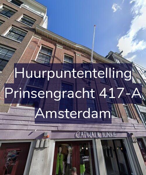 Foto gevel Huurpuntentelling voor Prinsengracht 417-A, Amsterdam