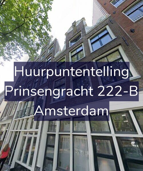 Foto gevel Huurpuntentelling voor Prinsengracht 222-B, Amsterdam