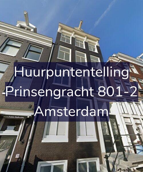 Foto gevel Huurpuntentelling voor Prinsengracht 801-2, Amsterdam