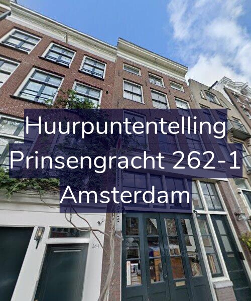 Foto gevel Huurpuntentelling voor Prinsengracht 262-1, Amsterdam