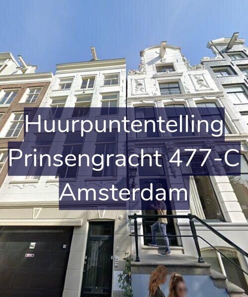 Foto gevel Huurpuntentelling voor Prinsengracht 477-C, Amsterdam