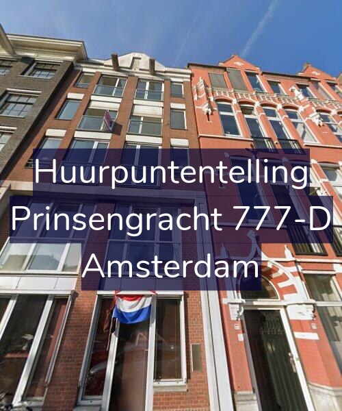 Foto gevel Huurpuntentelling voor Prinsengracht 777-D, Amsterdam