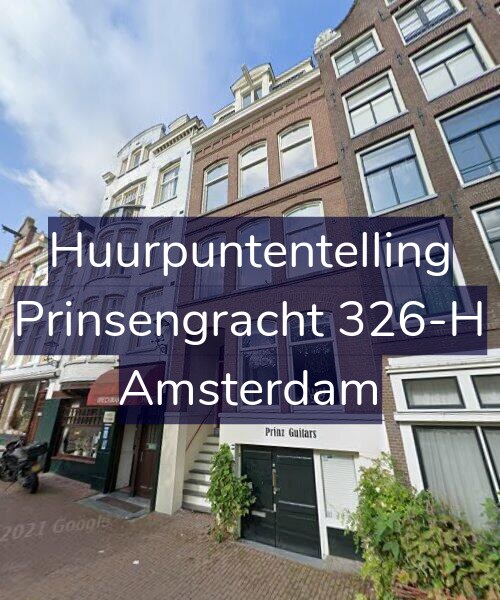 Foto gevel Huurpuntentelling voor Prinsengracht 326-H, Amsterdam