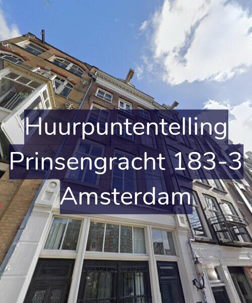 Foto gevel Huurpuntentelling voor Prinsengracht 183-3, Amsterdam