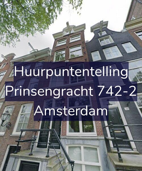 Foto gevel Huurpuntentelling voor Prinsengracht 742-2, Amsterdam