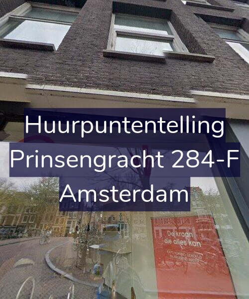 Foto gevel Huurpuntentelling voor Prinsengracht 284-F, Amsterdam