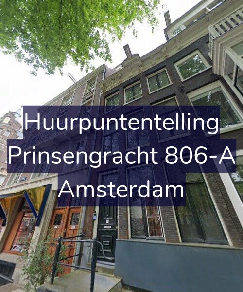Foto gevel Huurpuntentelling voor Prinsengracht 806-A, Amsterdam