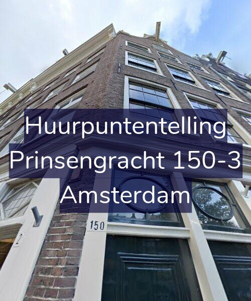 Foto gevel Huurpuntentelling voor Prinsengracht 150-3, Amsterdam