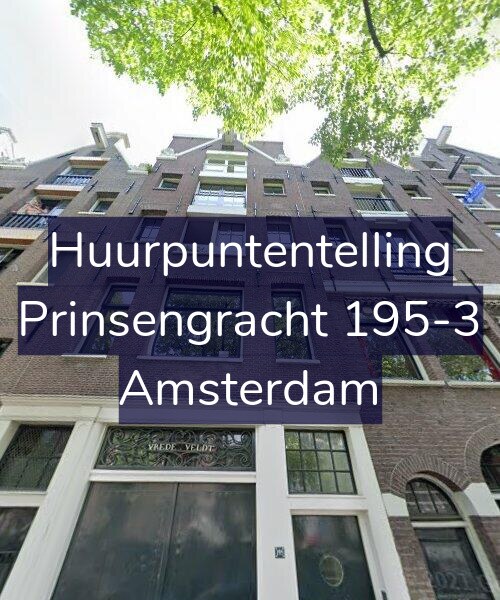 Foto gevel Huurpuntentelling voor Prinsengracht 195-3, Amsterdam