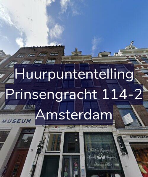 Foto gevel Huurpuntentelling voor Prinsengracht 114-2, Amsterdam
