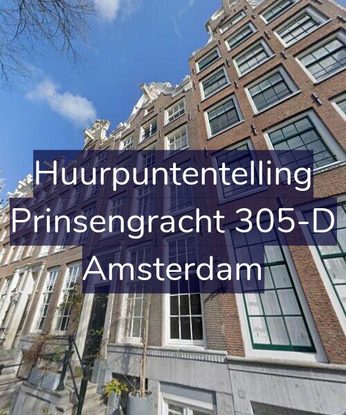 Foto gevel Huurpuntentelling voor Prinsengracht 305-D, Amsterdam