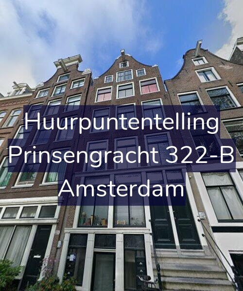 Foto gevel Huurpuntentelling voor Prinsengracht 322-B, Amsterdam