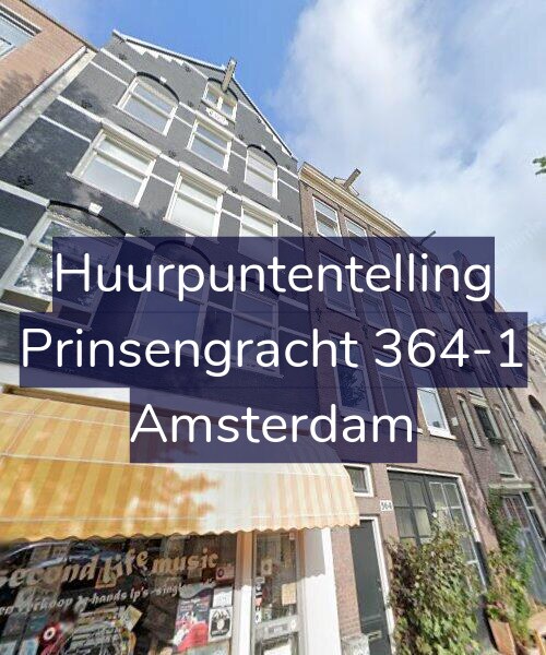 Foto gevel Huurpuntentelling voor Prinsengracht 364-1, Amsterdam