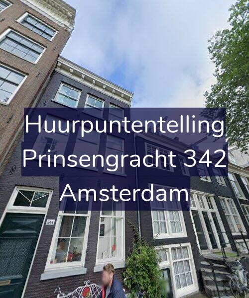 Foto gevel Huurpuntentelling voor Prinsengracht 342, Amsterdam