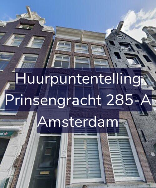 Foto gevel Huurpuntentelling voor Prinsengracht 285-A, Amsterdam