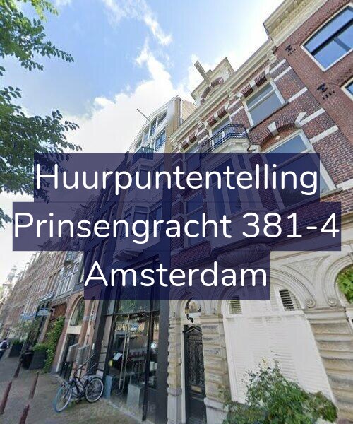 Foto gevel Huurpuntentelling voor Prinsengracht 381-4, Amsterdam