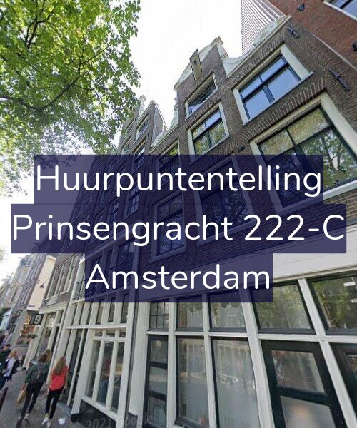 Foto gevel Huurpuntentelling voor Prinsengracht 222-C, Amsterdam